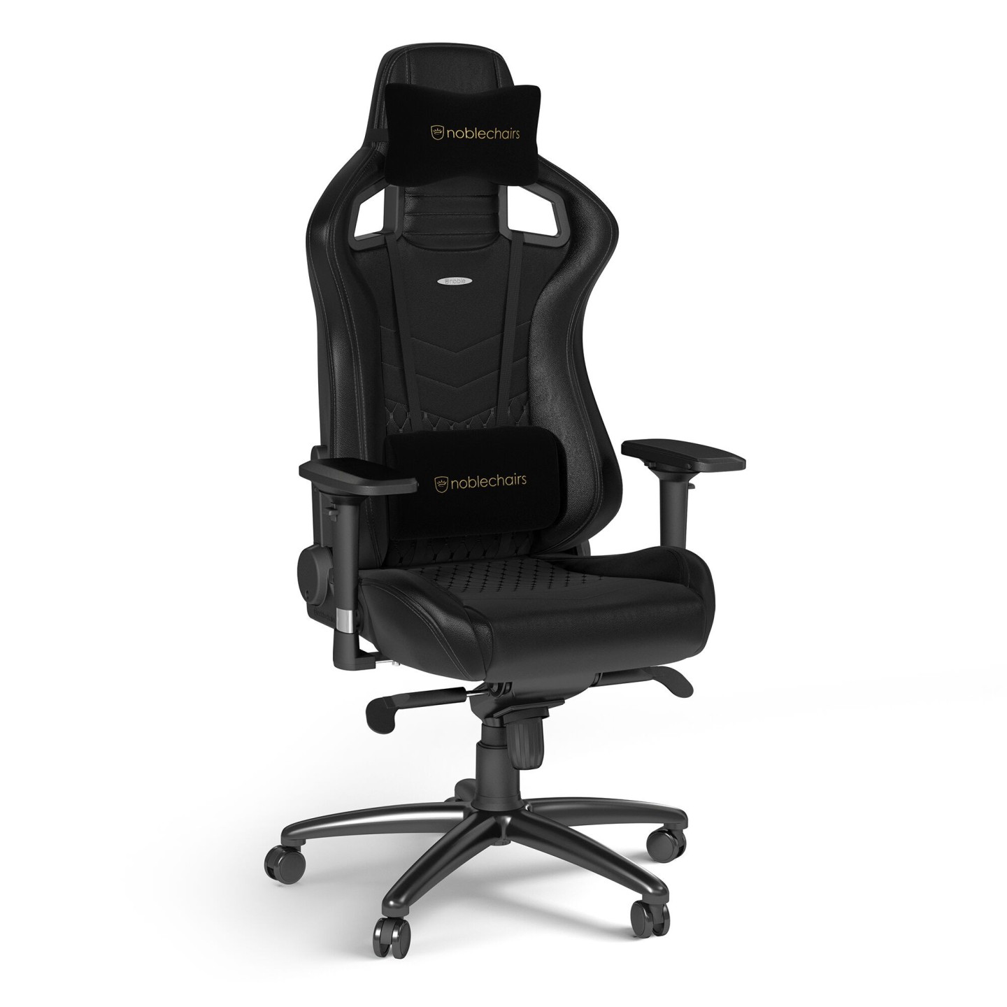 noblechairs EPIC – Siège gaming en cuir véritable (2 coloris)
