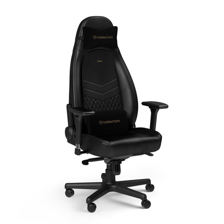 noblechairs ICON – Siège gaming en cuir véritable (3 coloris)