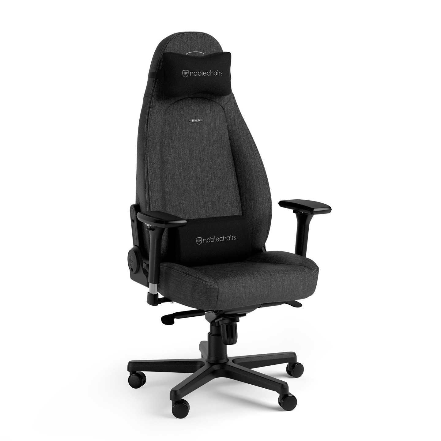 noblechairs ICON TX – Siège gaming en tissu respirant anthracite