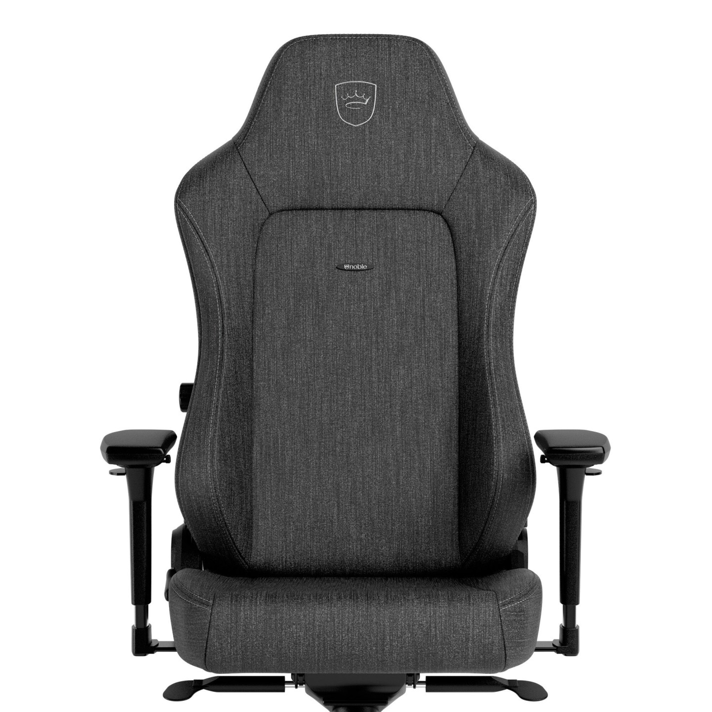 noblechairs HERO – Siège gaming en tissu (TX anthracite, MF noir)