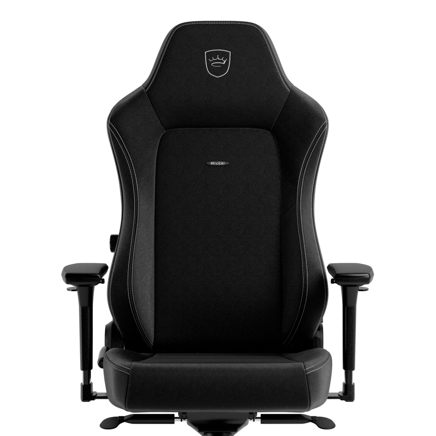 noblechairs HERO – Siège gaming en tissu (TX anthracite, MF noir)