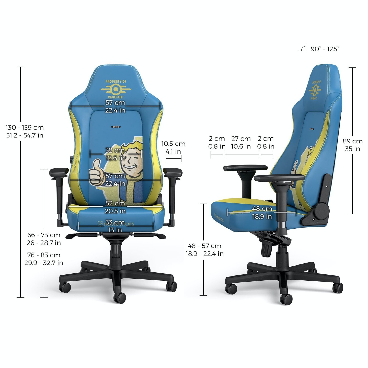 noblechairs HERO – Édition Fallout Vault-Tec