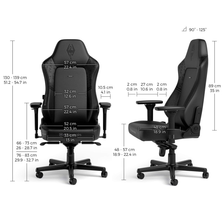 noblechairs HERO – Édition Skyrim 10e anniversaire