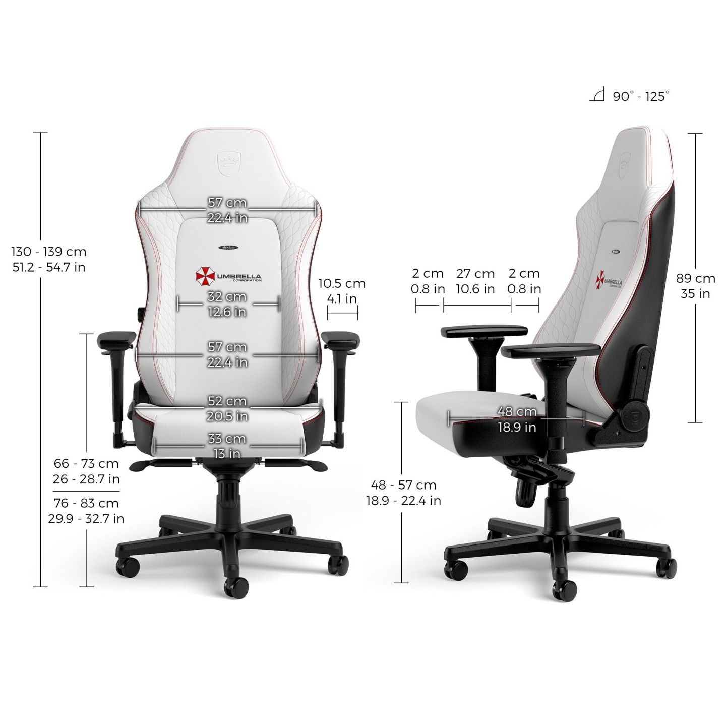 noblechairs HERO – Édition Resident Evil Umbrella