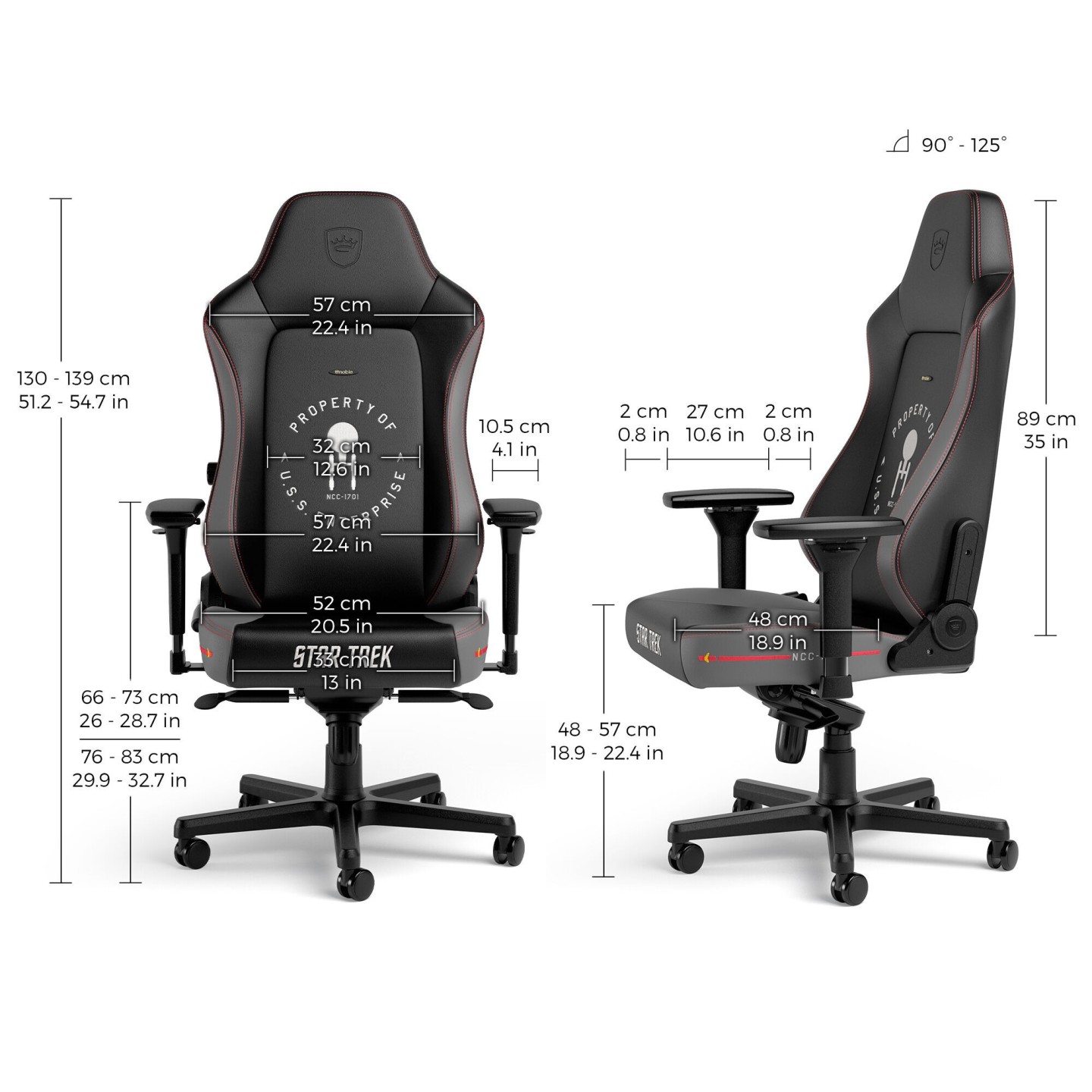 noblechairs HERO – Édition Star Trek