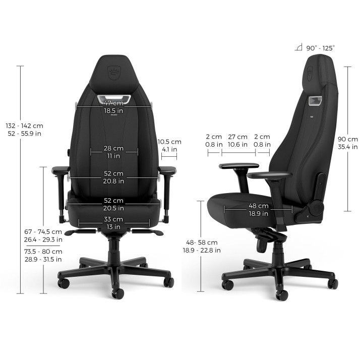 noblechairs LEGEND – Siège gaming haute technologie (4 éditions)