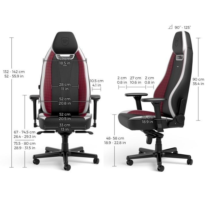 noblechairs LEGEND – Siège gaming haute technologie (4 éditions)