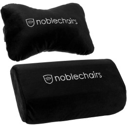 noblechairs Ensemble de coussins – Appui-tête et lombaires (3 coloris)
