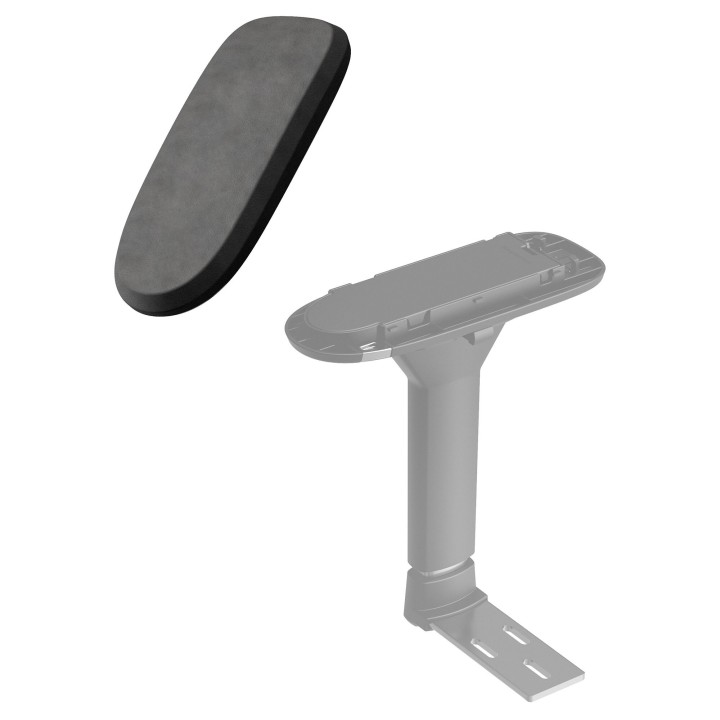 noblechairs Coussinets interchangeables en velours – Gris foncé